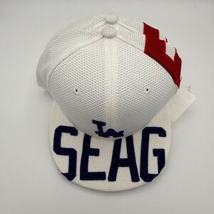 Los Angeles Dodgers New Era 9FIFTY Snapback Hat M. Muncy SEAG White Red